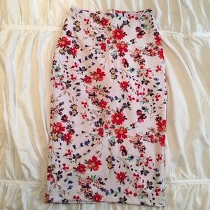 Express floral midi skirt ***Price FIRM***